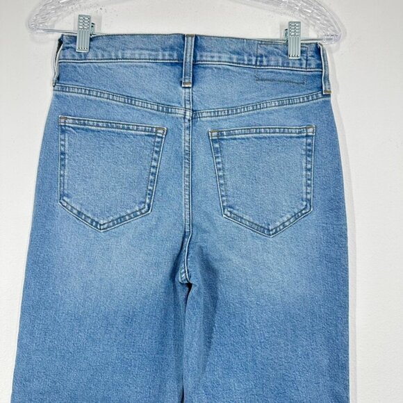 J. Crew Women's Size 26 1996 Slim Wide Leg‎ Medium Wash NWT Classic - Picture 11 of 14